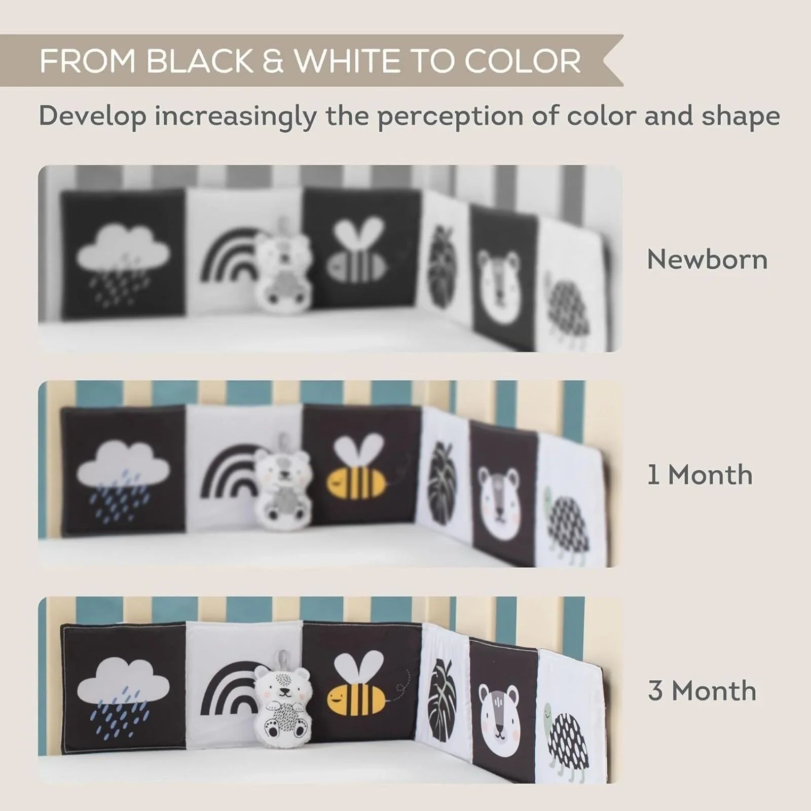Taf Toys Savannah Black & White Book