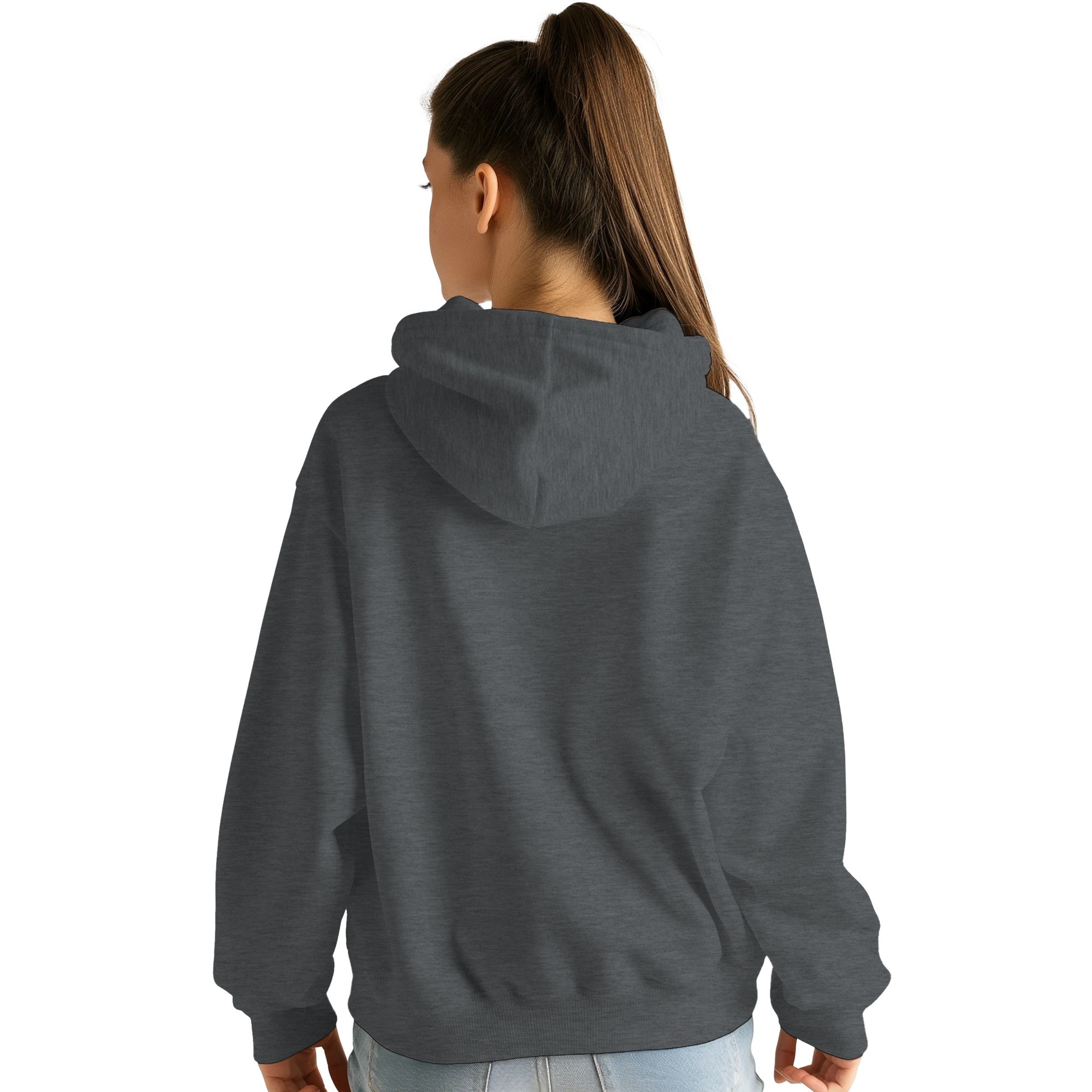 Love Is Love Hoodie – Retro LGBTQ+ Pride Pullover | JustHoods JH001 Premium Unisex Sweatshirt with Rainbow Pocket Print