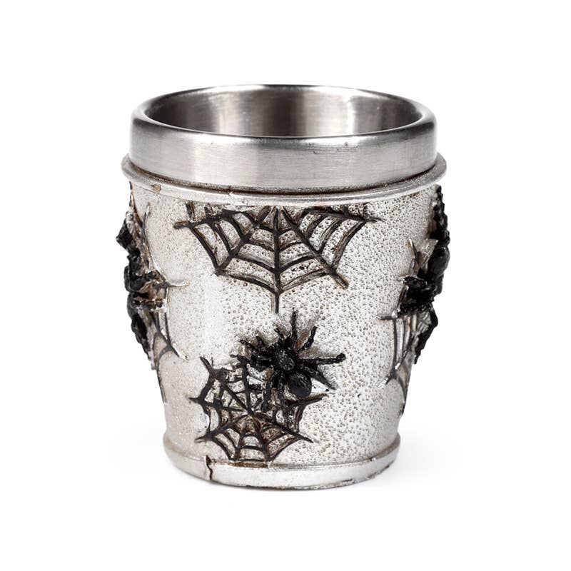 Kate's Clothing Spider Web Shot Glass – Resin and Stainless Steel
