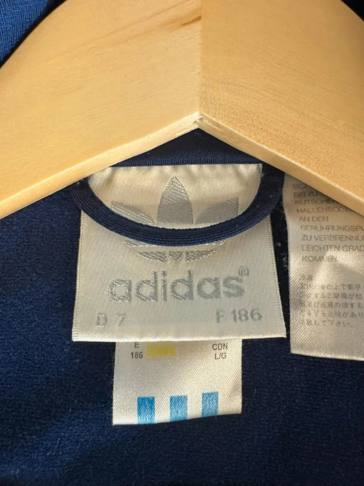 Classic Vintage 90s Adidas Tracksuit Top Men’s XL Retro Indie Britpop