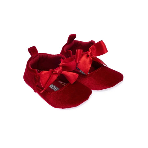HelloBaby Girls Christmas Pre-Walker Shoes - Red