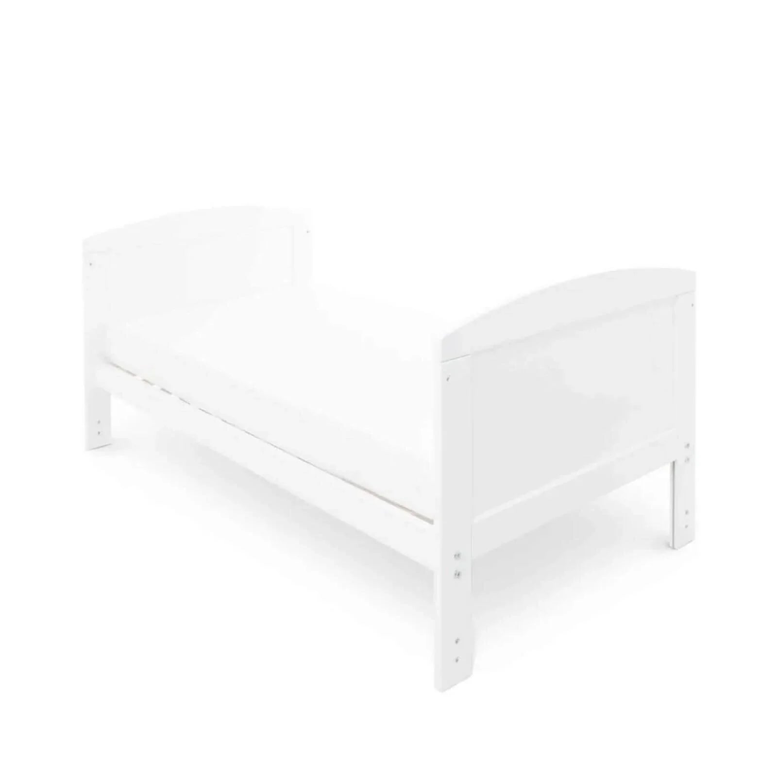 Ickle Bubba Coleby Classic Cot Bed & Under Drawer White - Premium Sprung Mattress