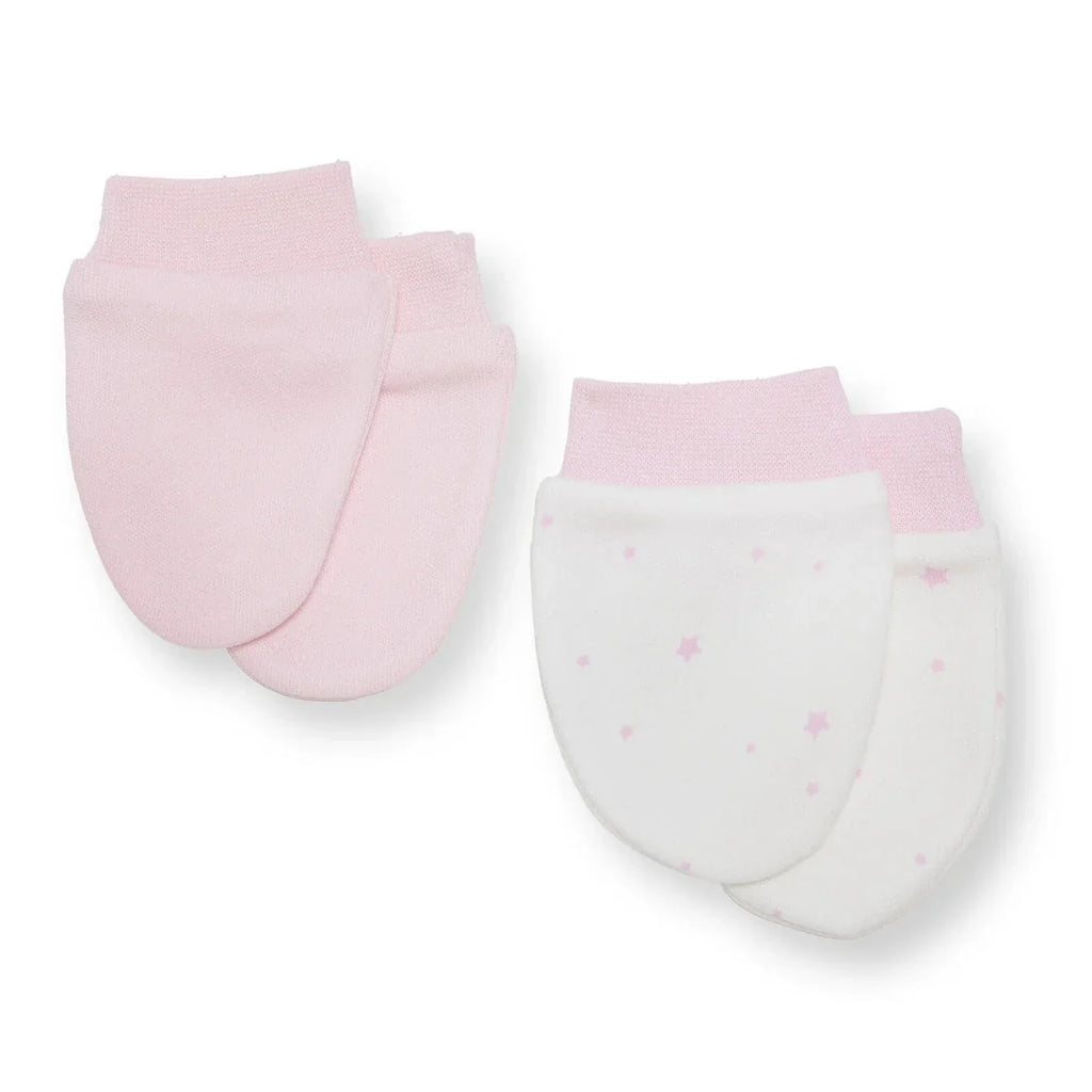 HelloBaby Newborn Mittens - Light Pink