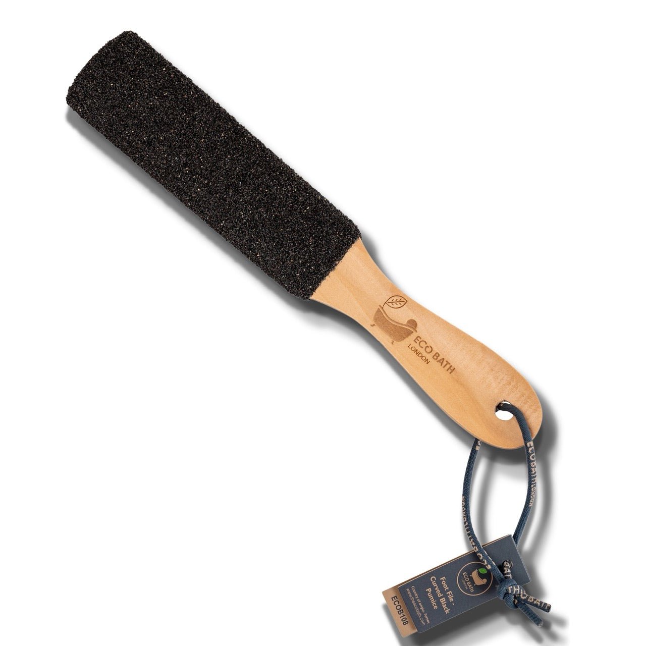 Eco Bath Foot File - Curved Black Pumice