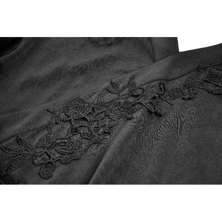 Dark in Love Selene Gothic Kimono Tail Dress – Lace High-Low Gown