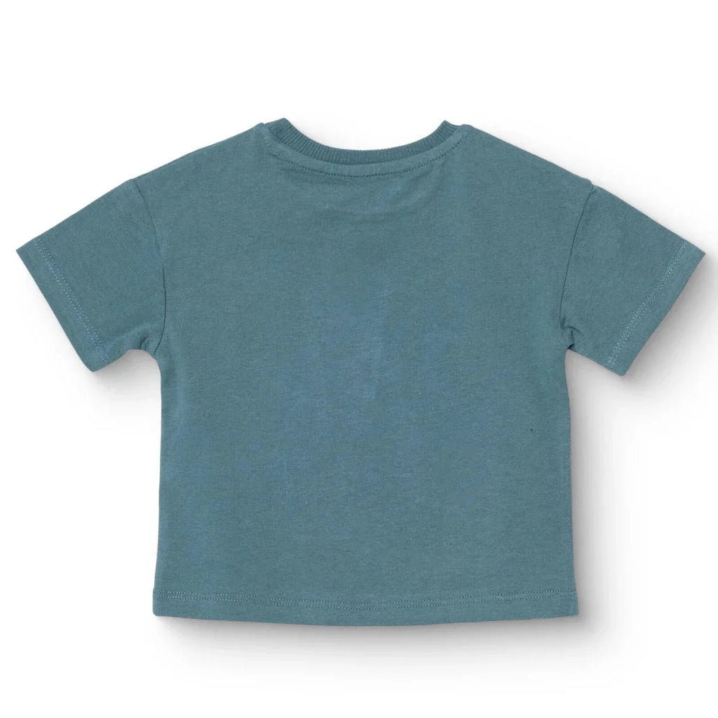 HelloBaby Boys T-shirt Slogan Print - Green