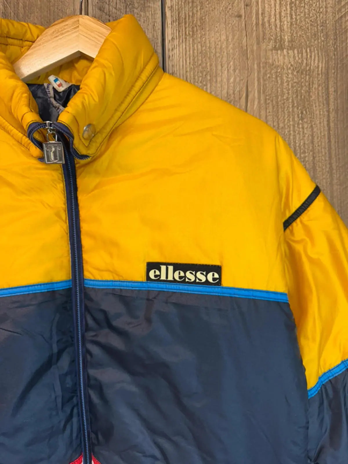 Original 1980s Vintage Elllese Ski Jacket Coat Mens Large Penguin Logo 1968-75
