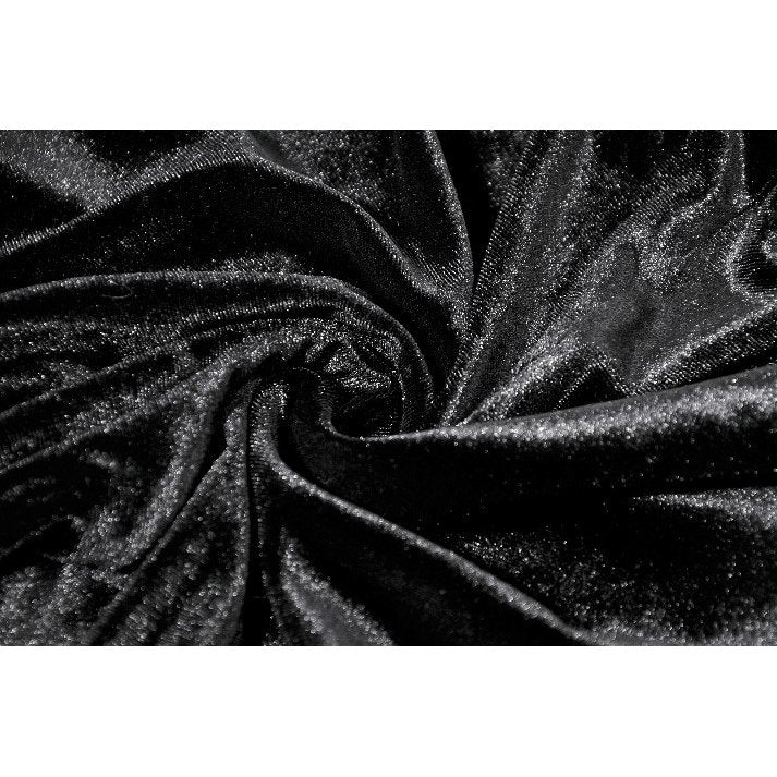 Dark in Love Gothic Velvet Mesh Patchwork Leggings – Slim Fit Trousers