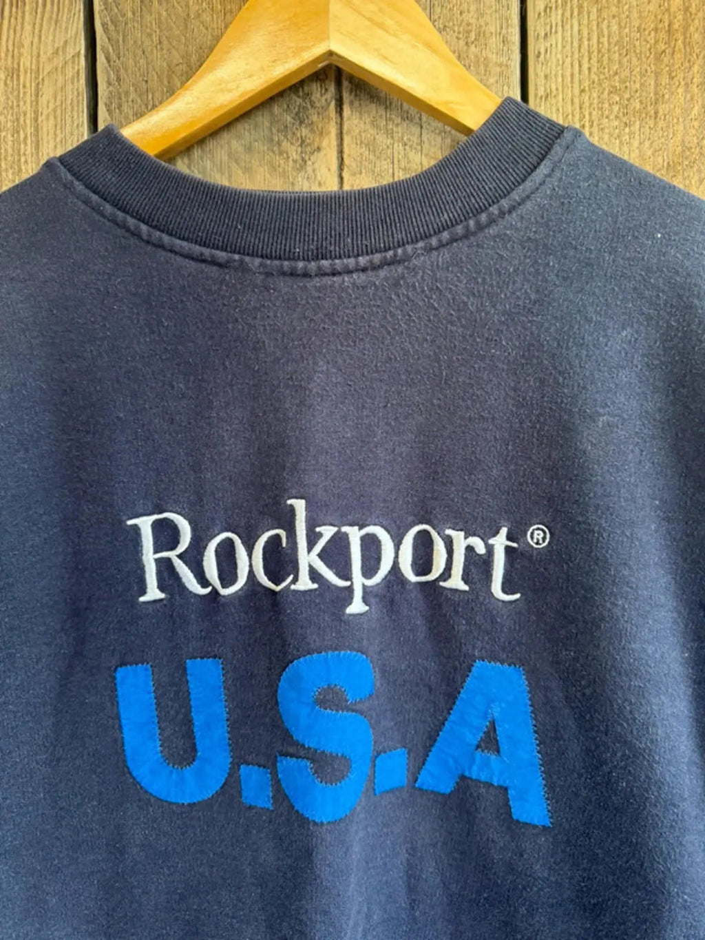 Vintage 90s Rockport Spell Out Jumper Sweater Mens XL