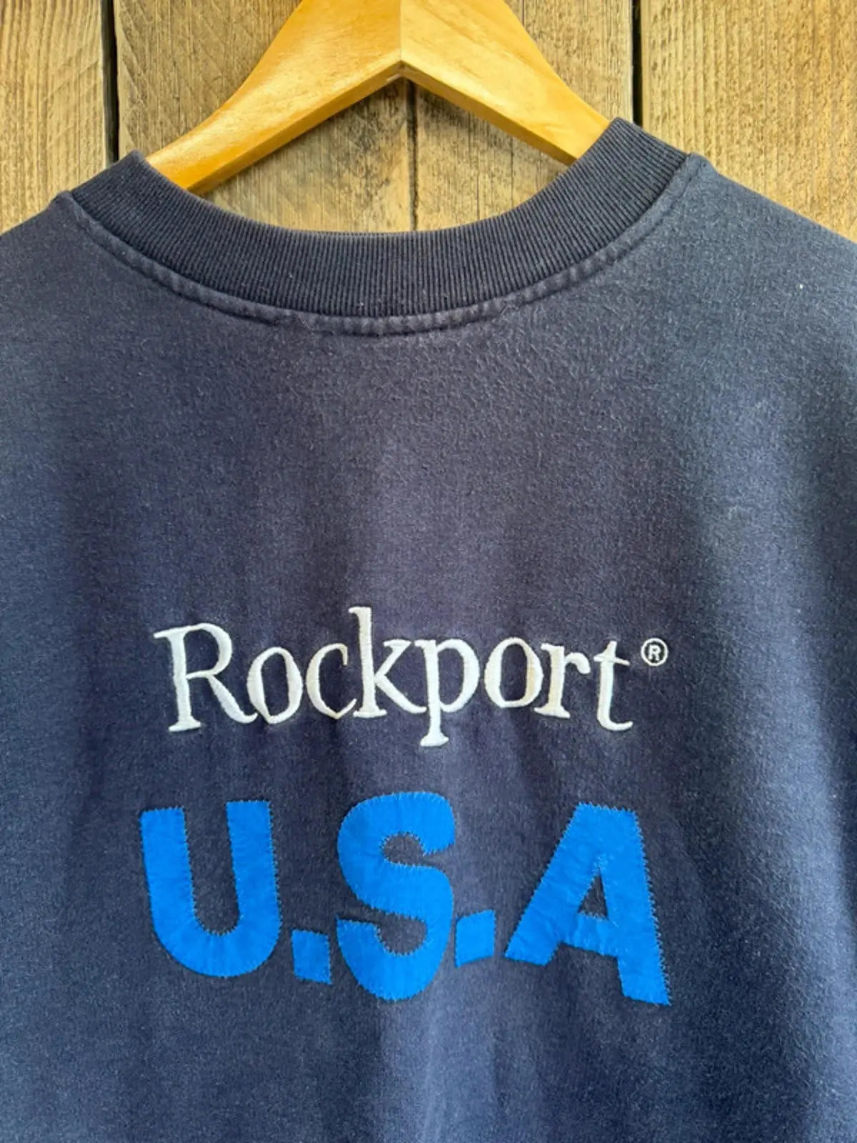 Vintage 90s Rockport Spell Out Jumper Sweater Mens XL