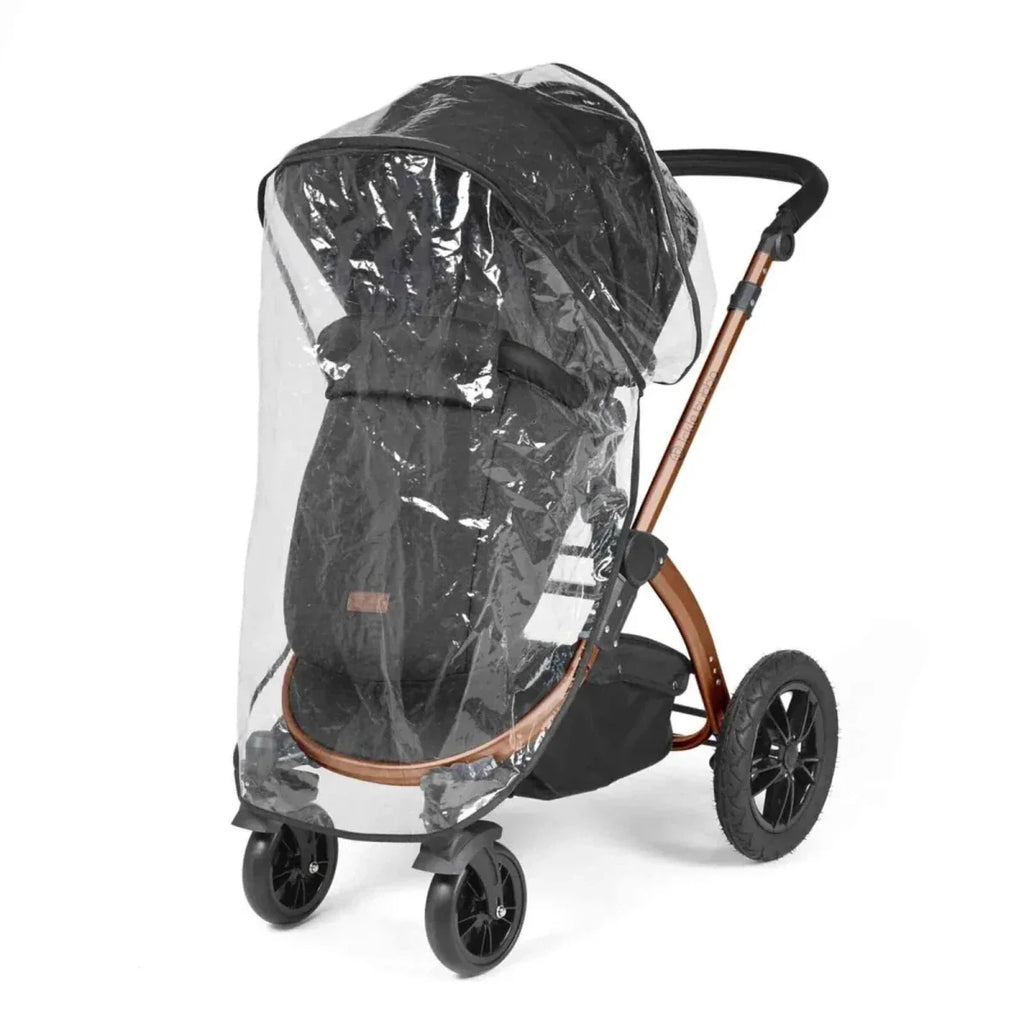 Ickle Bubba Stomp Luxe Travel System with i-Size Cirrus Car Seat & ISOFIX Base 12 pcs - Bronze & Midnight & Black