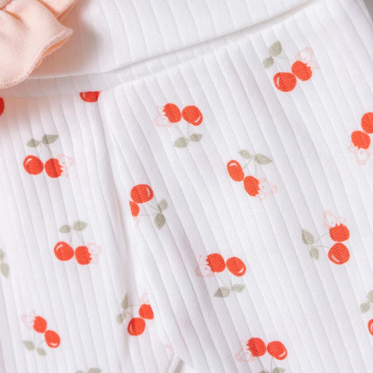 Tiffany 100% Cotton Tiny Baby Set - Ecru