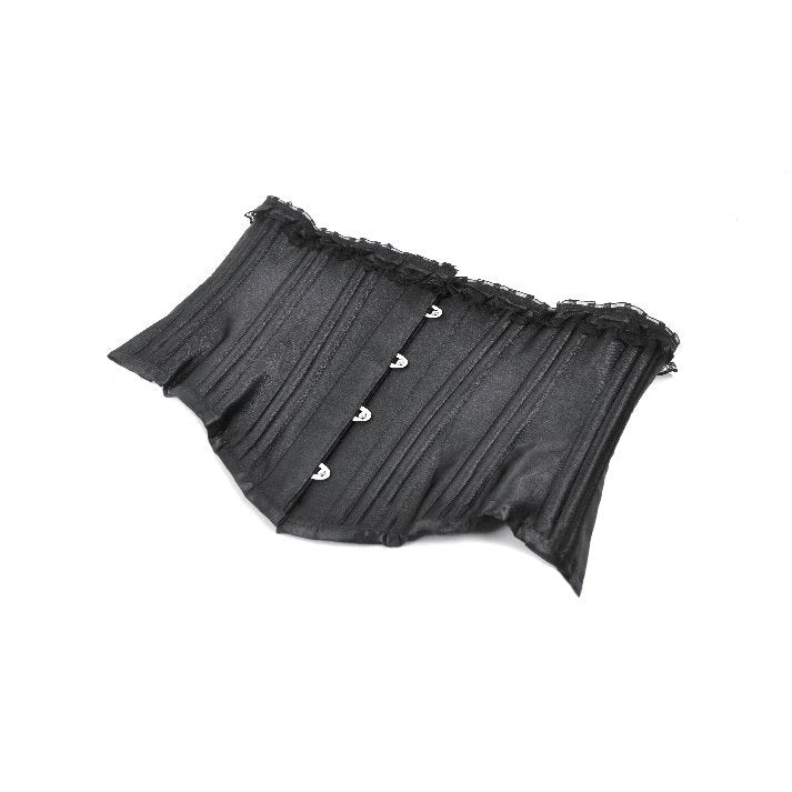 Dark In Love Evelina Steel-Boned Waist Corset – Black Gothic Cincher
