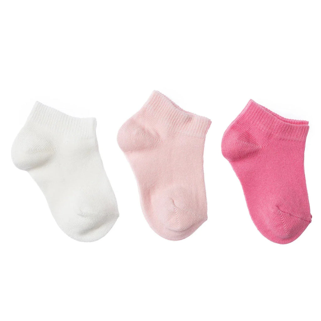 HelloBaby Baby Girl Socks 3 pcs - Pink