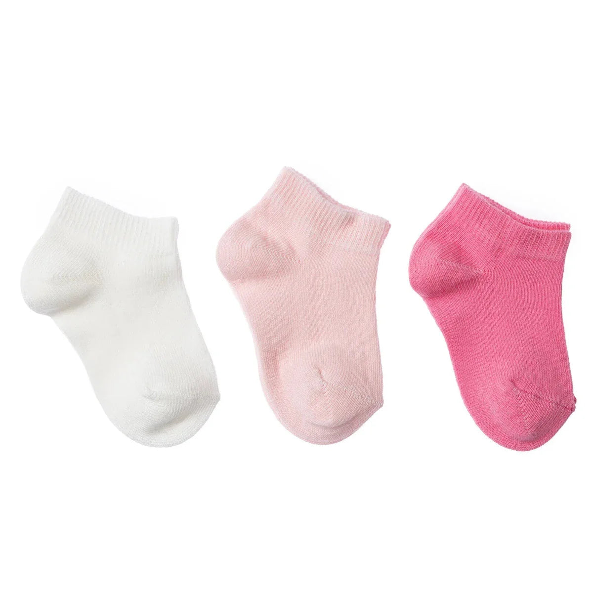 HelloBaby Baby Girl Socks 3 pcs - Pink