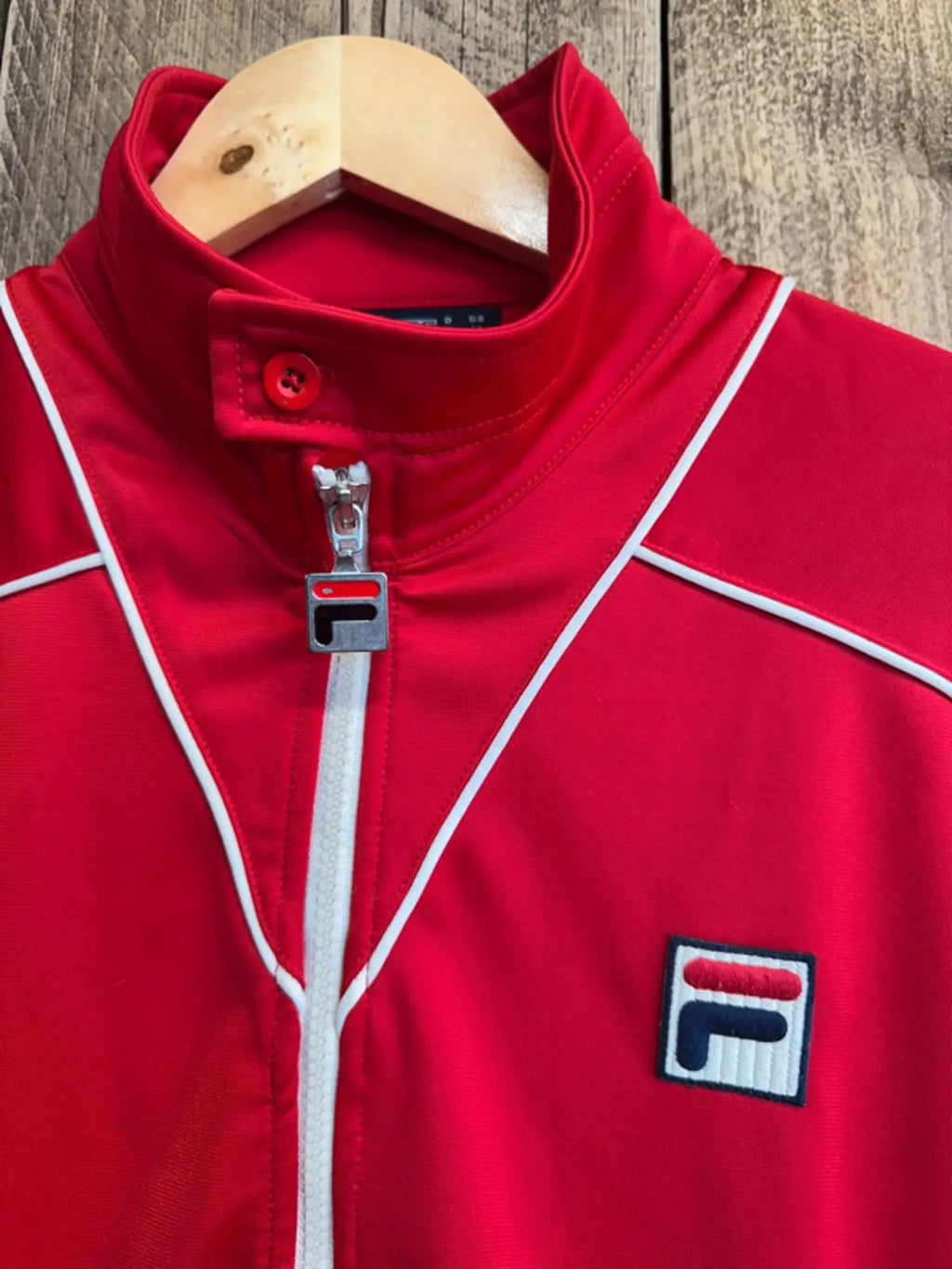 Vintage Fila Tracksuit Top Men’s Medium Made in Italy Football Terrace Clothing