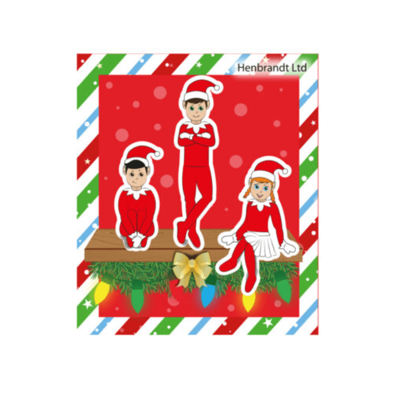 PoundFun Christmas Elfin Around Mini Notebook | Festive Pocket Journal