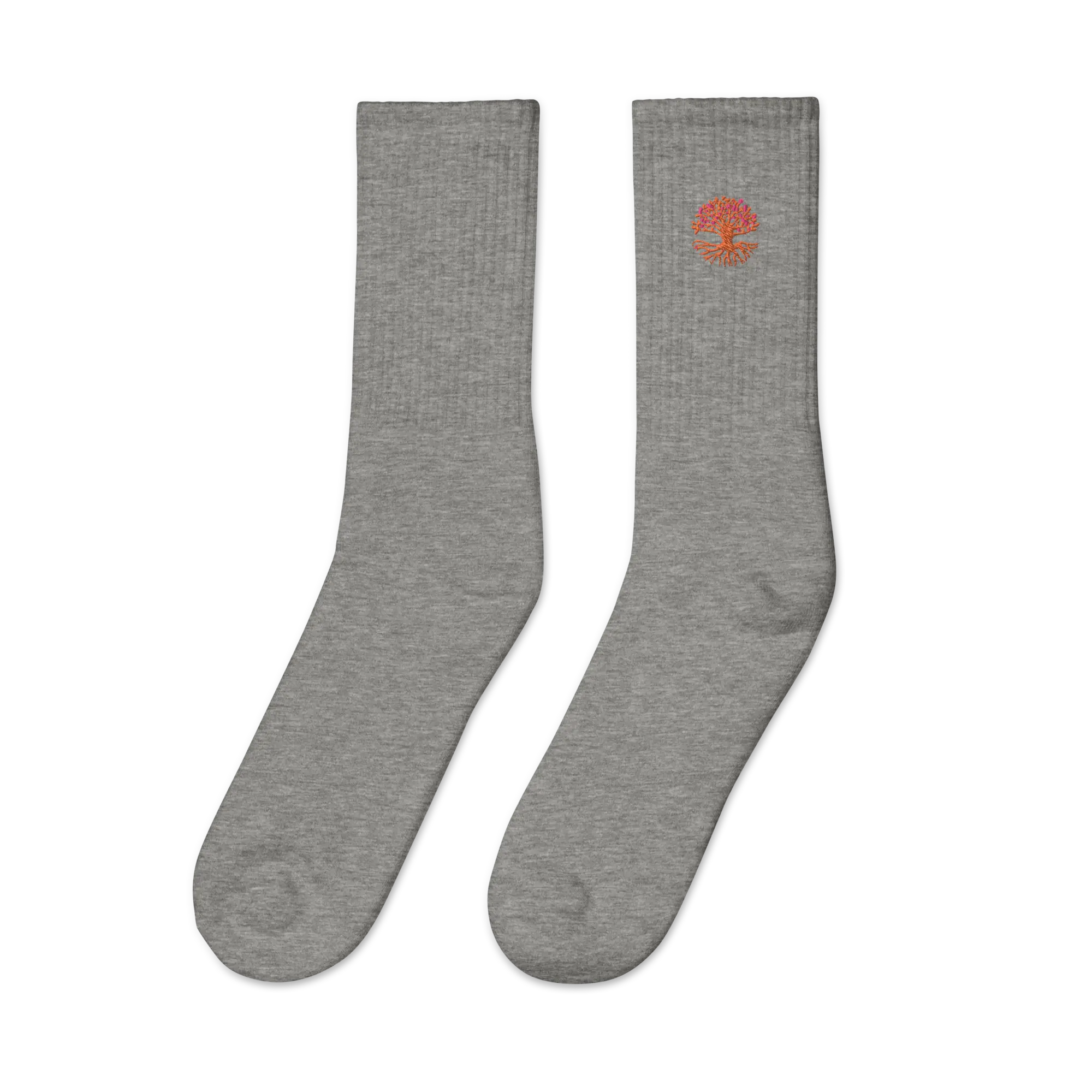 Roots Embroidered socks