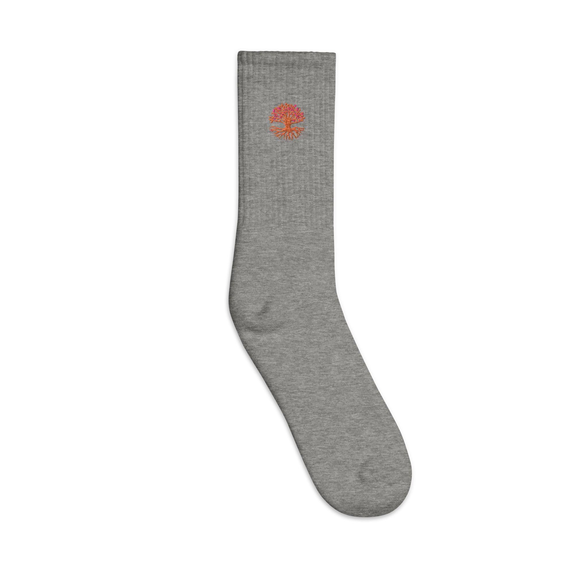 Roots Embroidered socks