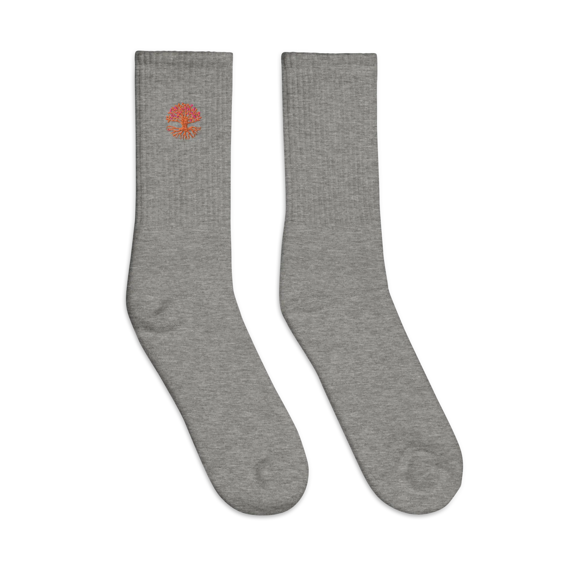 Roots Embroidered socks