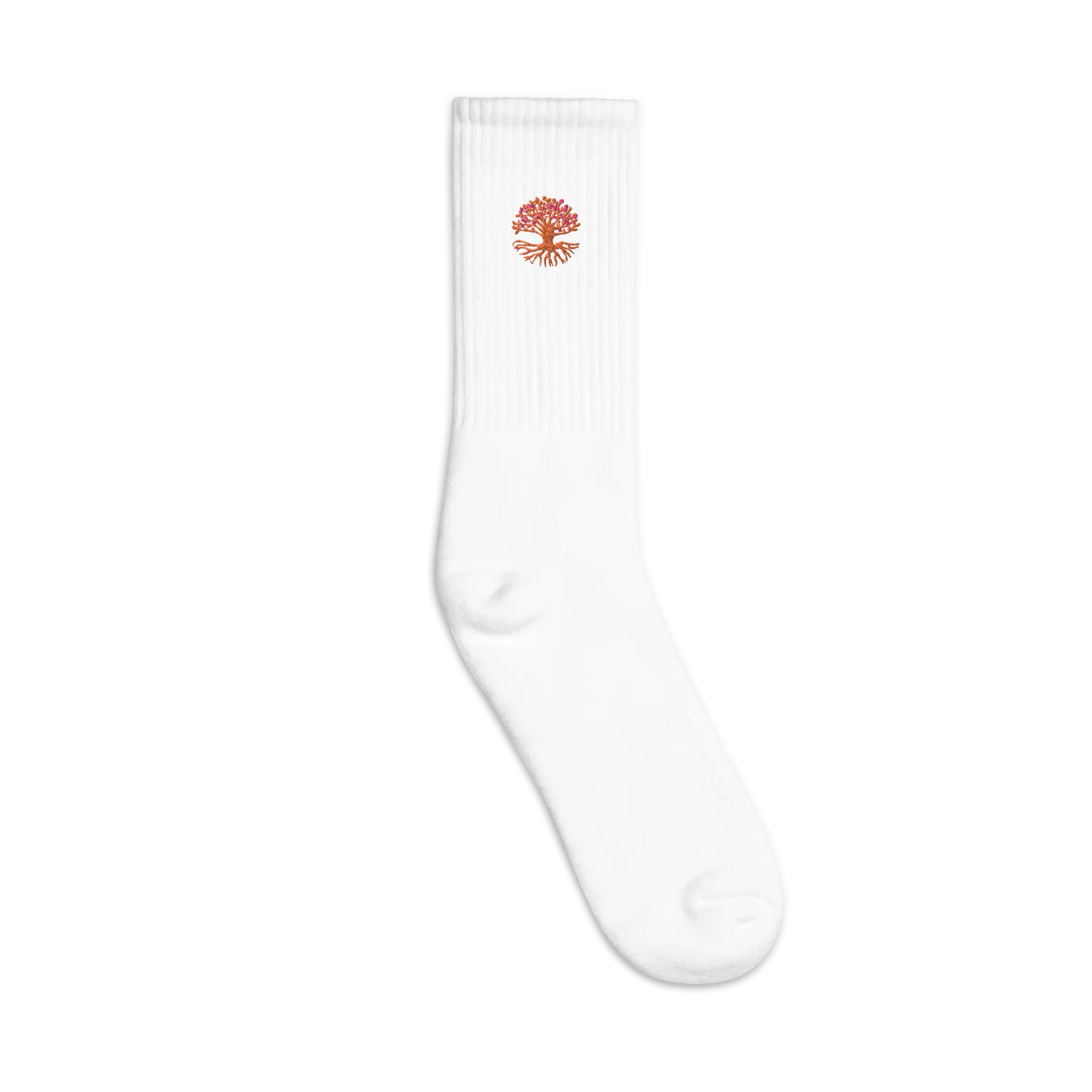 Roots Embroidered socks