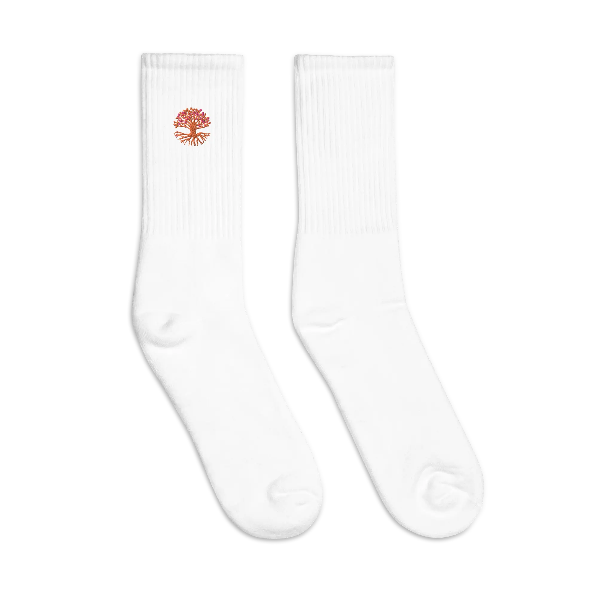 Roots Embroidered socks