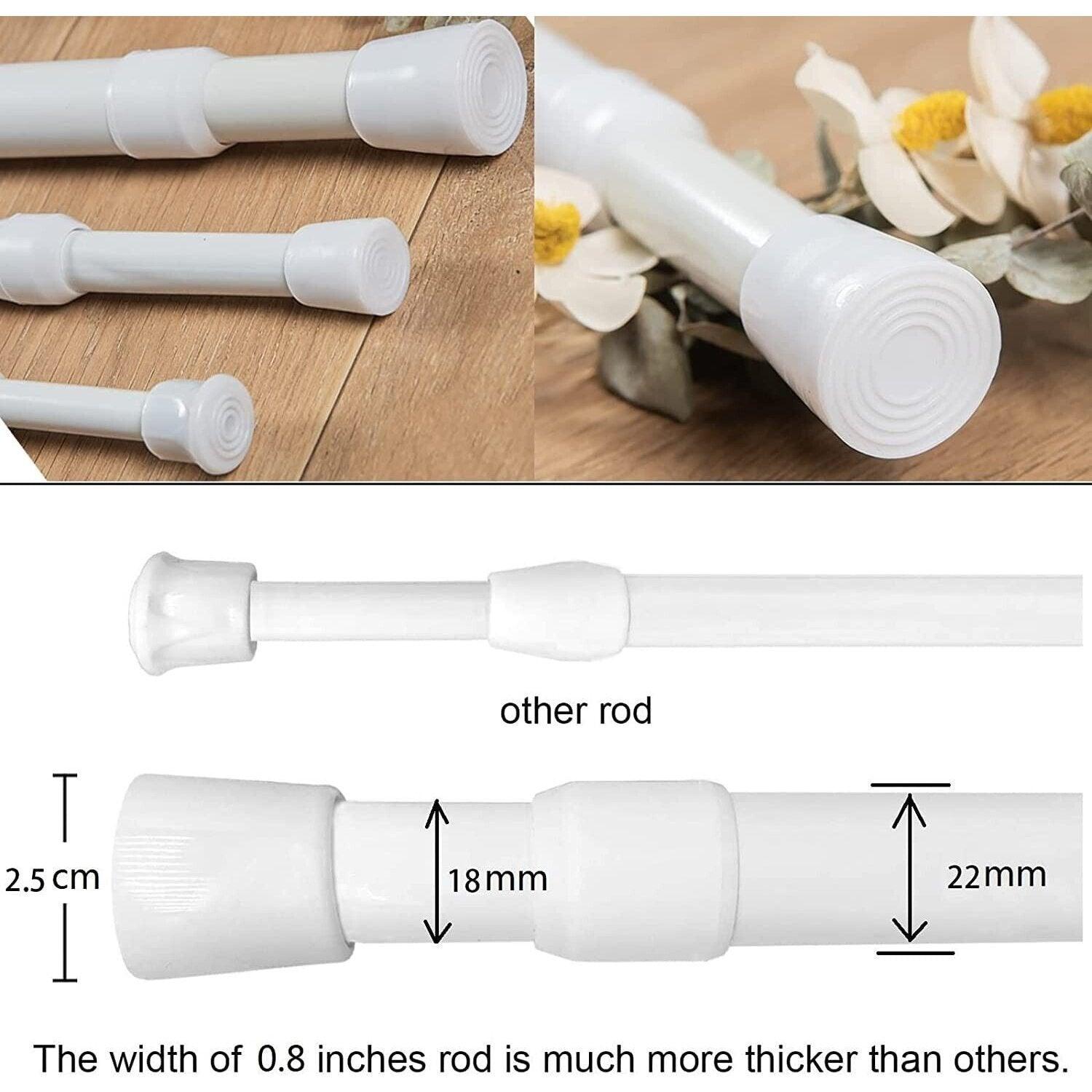 Massive Discounts Heavy-Duty Tension Curtain Rod | 103-190cm No-Drill