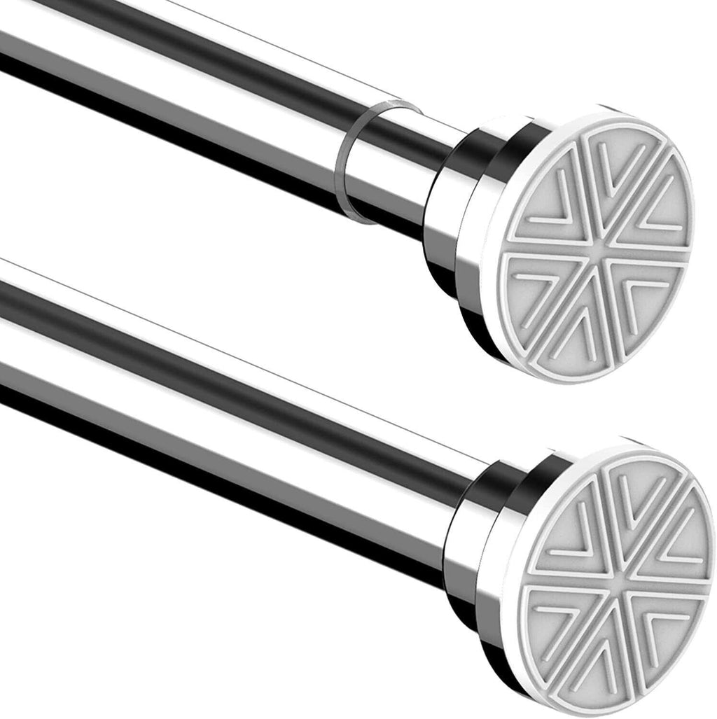 Aiitomg Stainless Steel Tension Shower Curtain Rod, 90-160 cm No-Drill