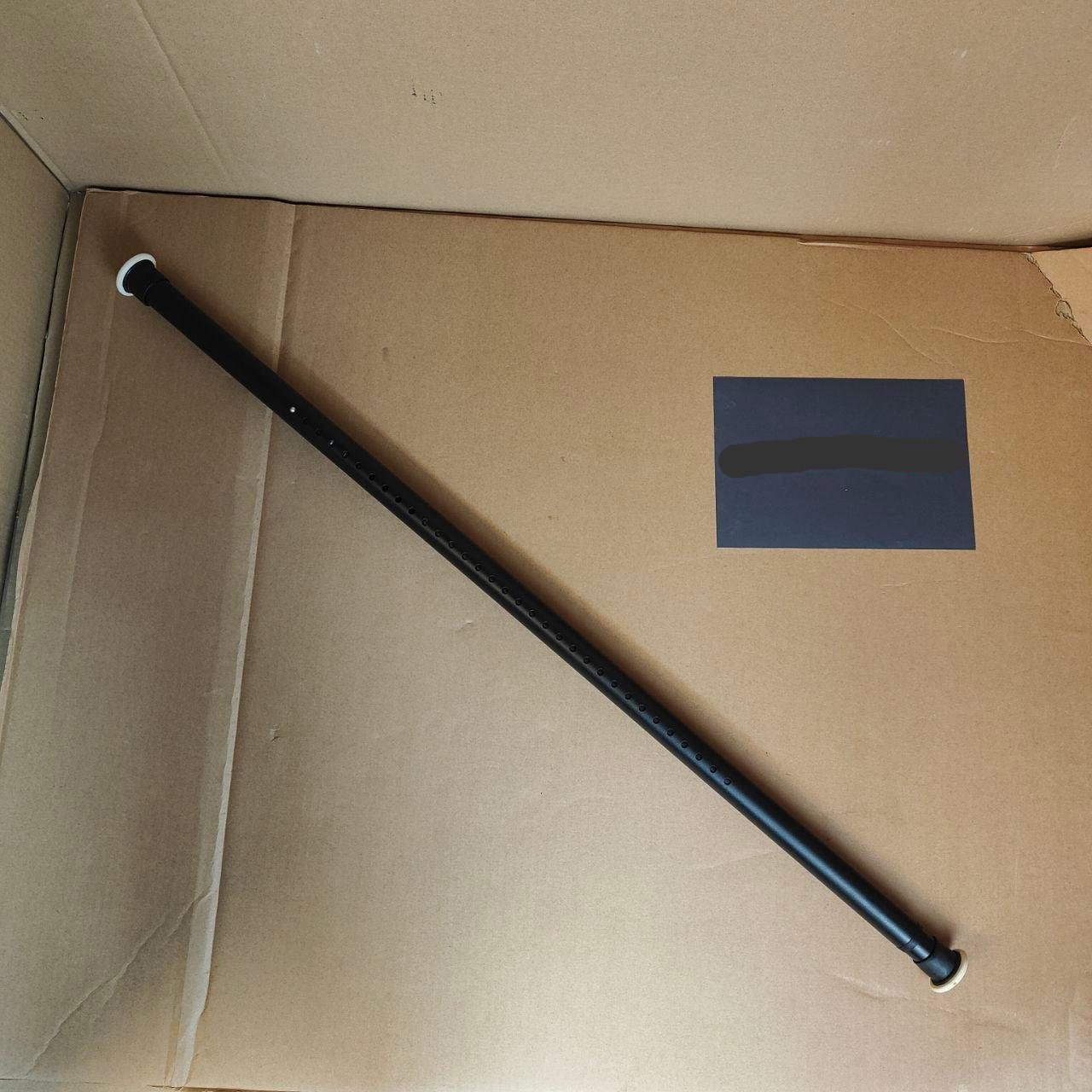 Massive Discounts Black Carbon Steel Tension Shower Curtain Rod 110–160cm