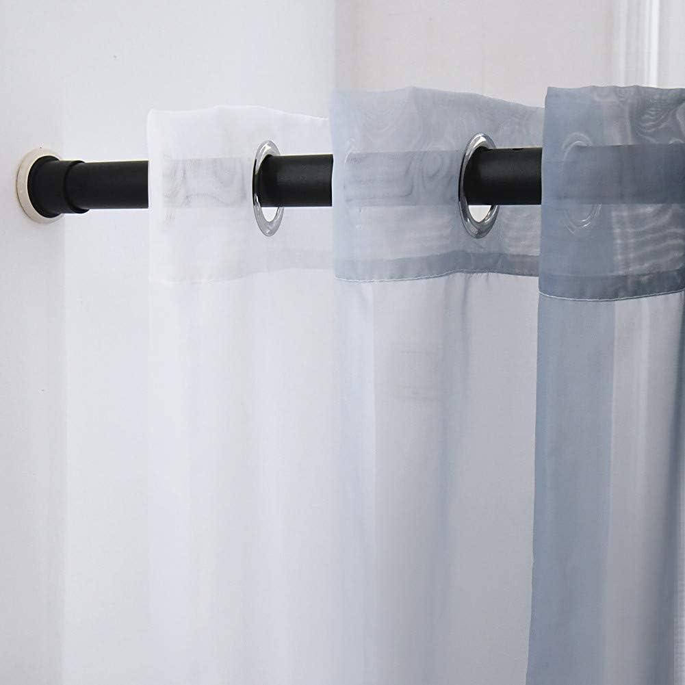 Massive Discounts Black Carbon Steel Tension Shower Curtain Rod 110–160cm