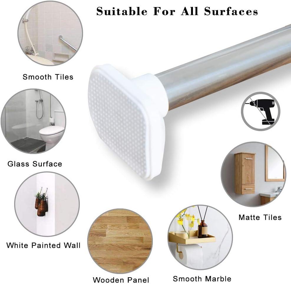 Massive Discounts Stainless Steel Tension Shower Curtain Rod | 310–360cm