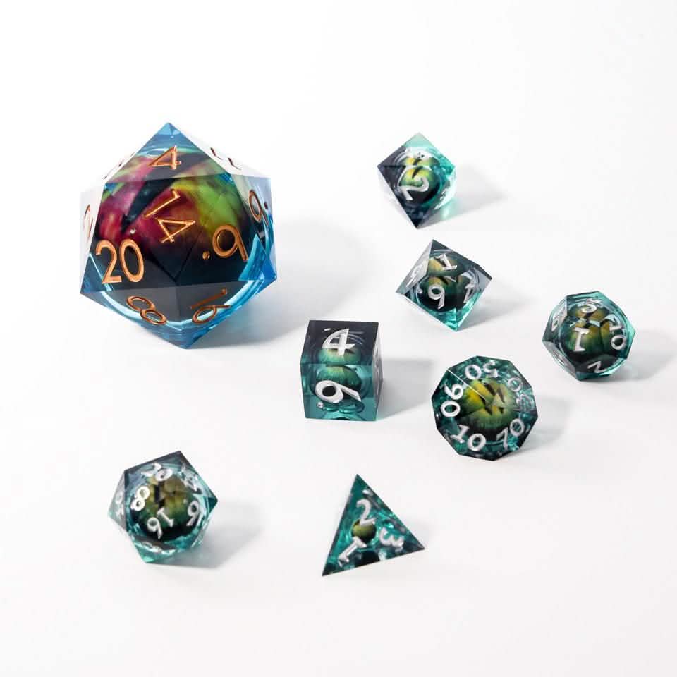Eye of Destiny | 50mm D20 | Oversized Resin Dice | Single Dice