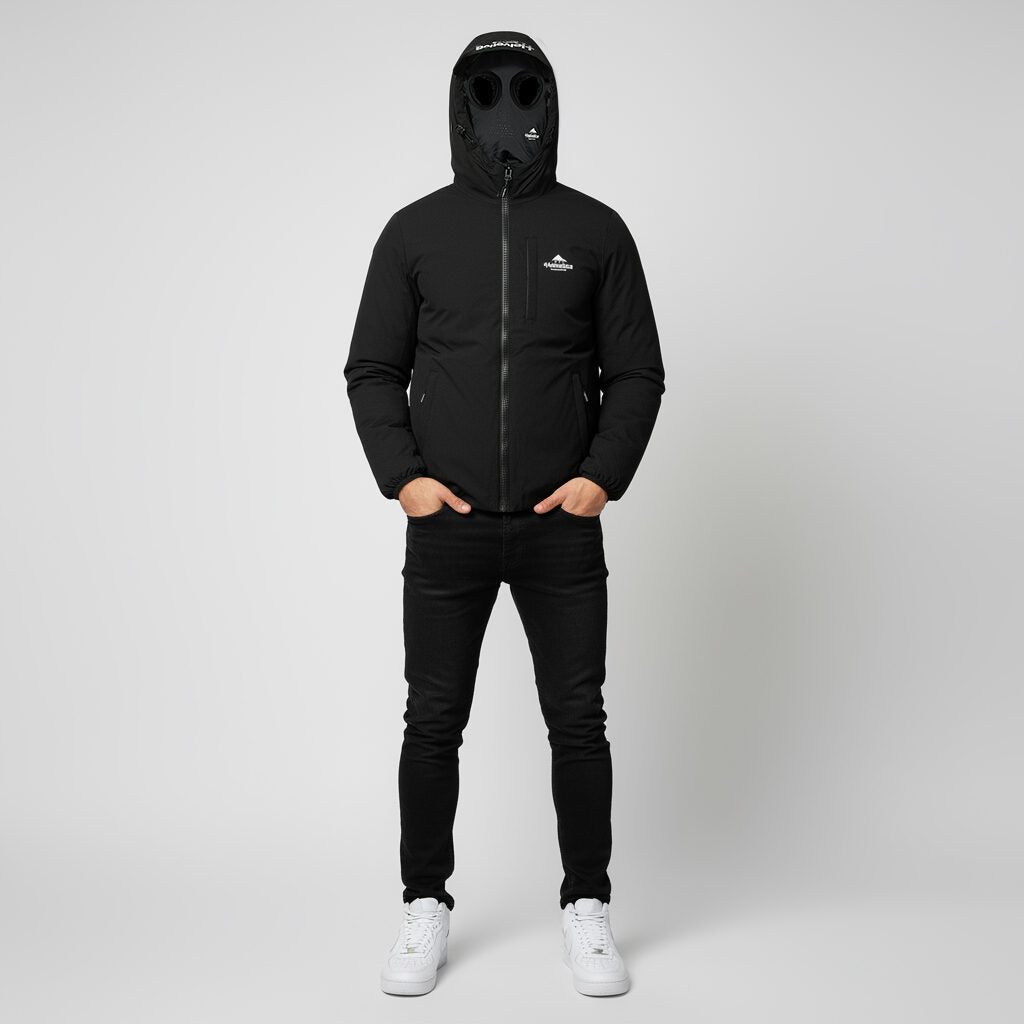 Eyeblock Hooded Windbreaker Jacket