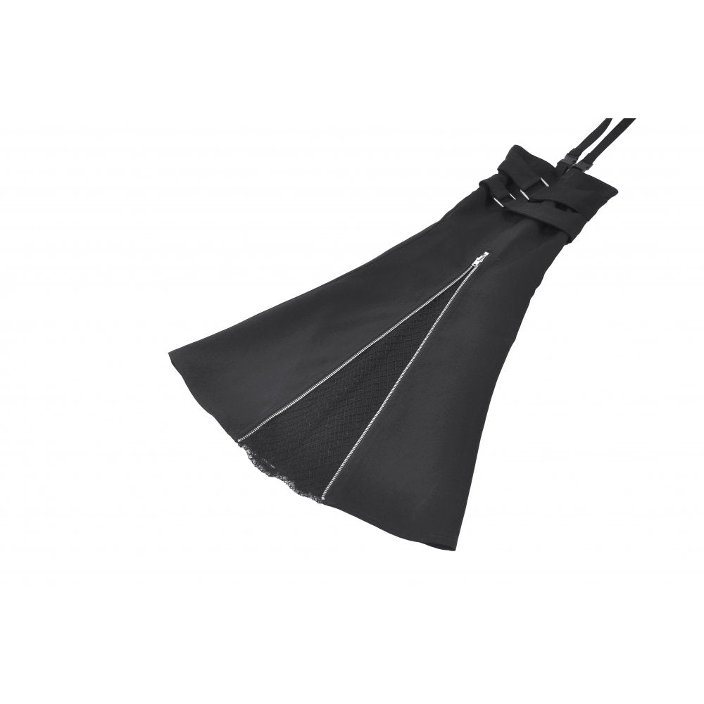 Dark in Love Lace-Up Convertible Goth Flare Trousers and Shorts