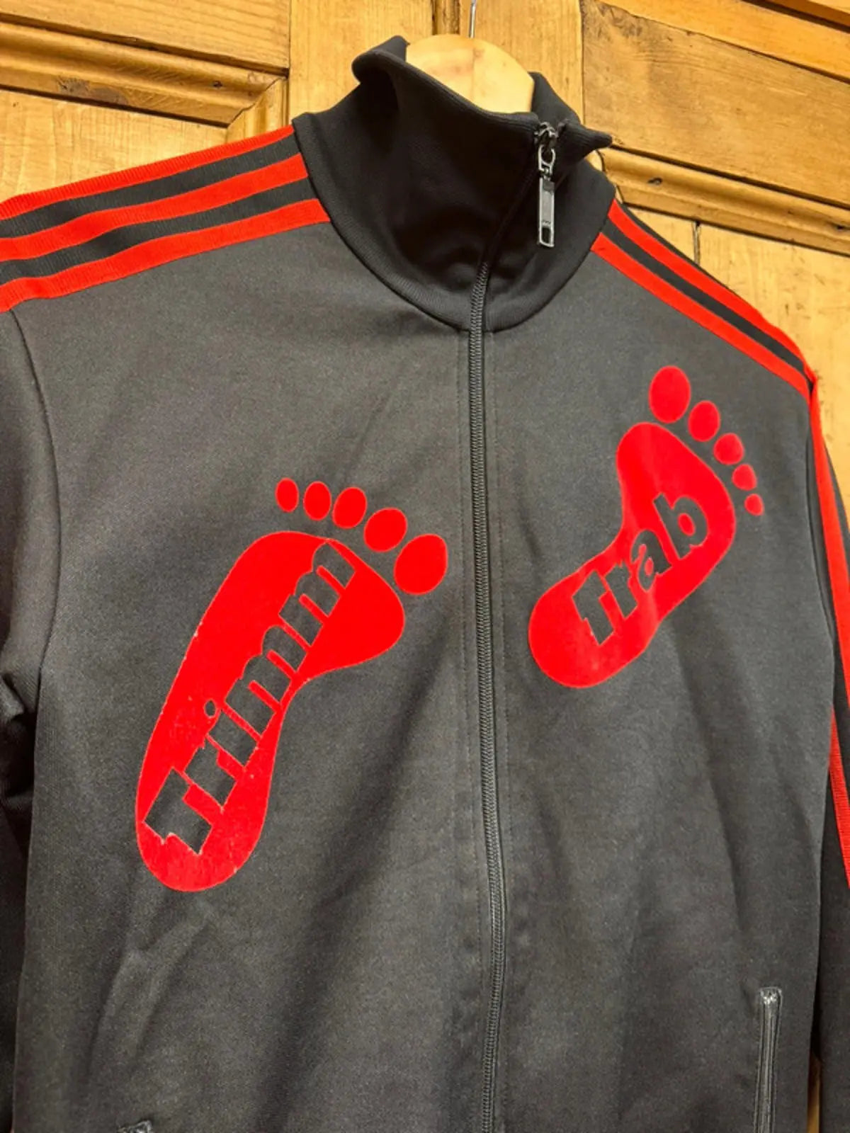 A Vintage Adidas Originals Trimm Trab Tracksuit Top Mens Small Retro