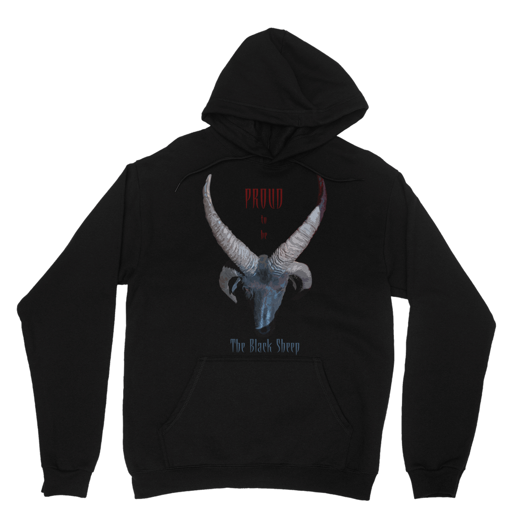 Kate's Clothing Black Sheep Graphic Hoodie | Unisex Cotton Blend