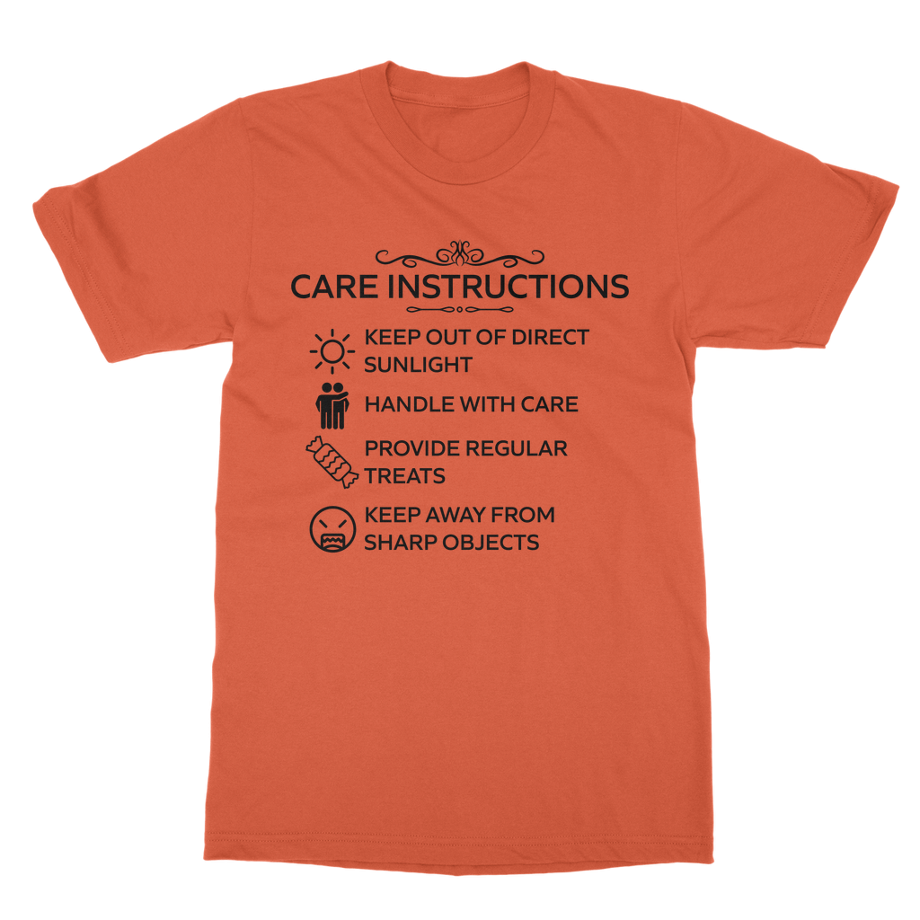 Kate's Clothing Care Instructions Heavy Cotton Unisex T-Shirt