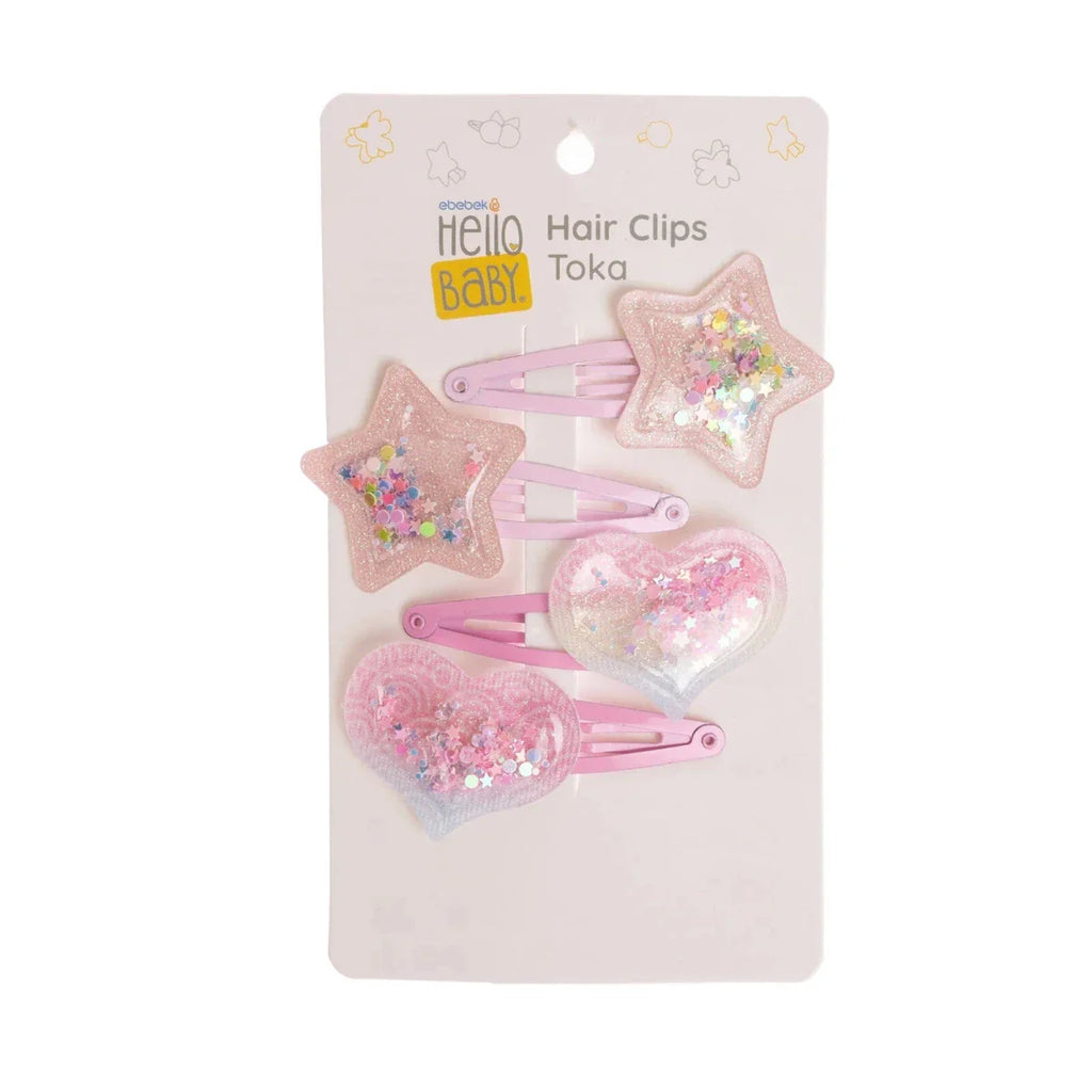 HelloBaby Hair Clips Girls - Mixcolor Printed