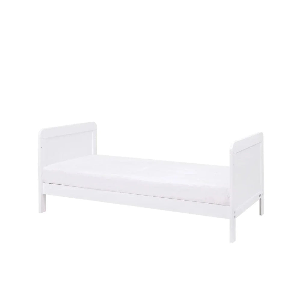 Tutti Bambini Rio Cot Bed with Cot Top Changer & Mattress - White