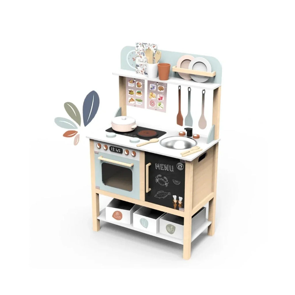 Speedy Monkey Wooden Kitchen with Accessories 20 pcs