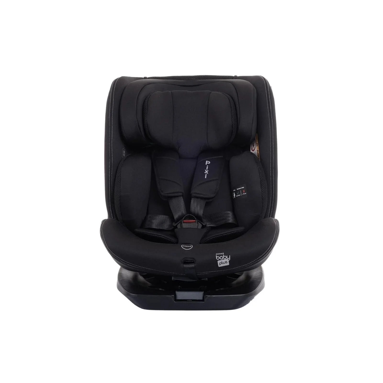baby plus Pixi i-Size Group 0+/1/2/3 (Birth to 12 Years) Car Seat - Black