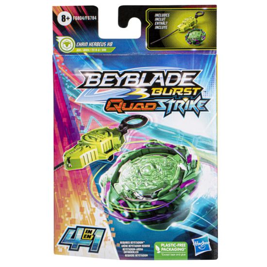 Beyblade Burst QuadStrike Starter Pack | Spinning Top Toy with Launcher