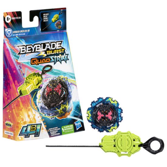 Beyblade Burst QuadStrike Starter Pack | Spinning Top Toy with Launcher