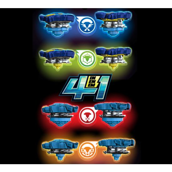 Beyblade Burst QuadStrike Komet Helios H8 & Tidal Pandora P8 Dual Pack
