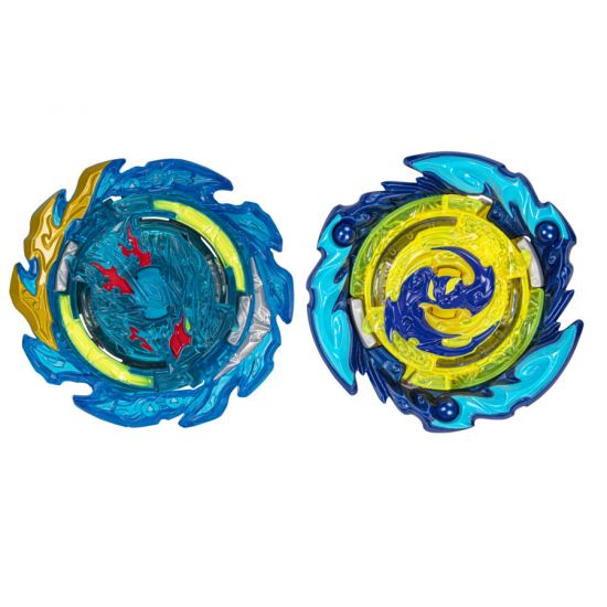 Beyblade Burst QuadStrike Komet Helios H8 & Tidal Pandora P8 Dual Pack