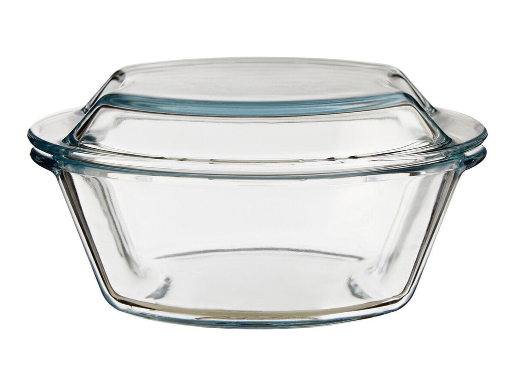Orsina Clear Glass Casserole Dishes – Set of 3 Oven-to-Table Bakeware
