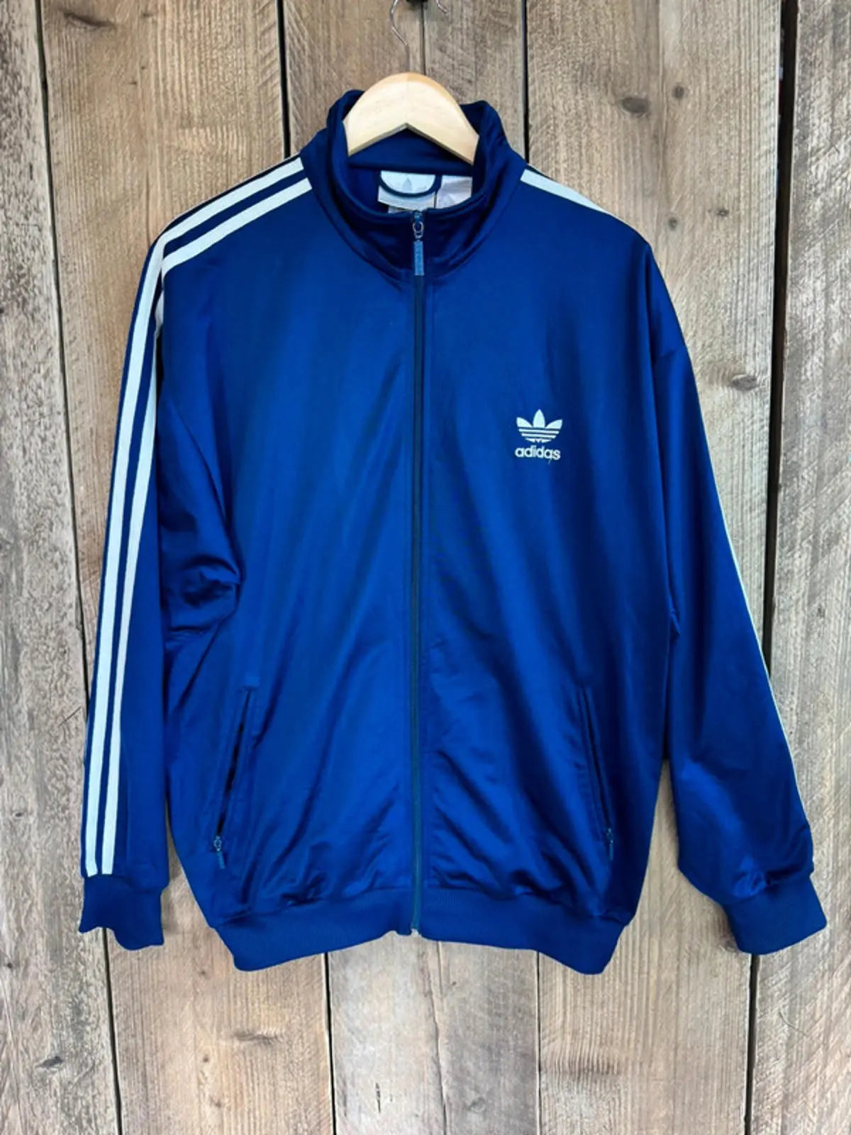 Classic Vintage 90s Adidas Tracksuit Top Men’s XL Retro Indie Britpop