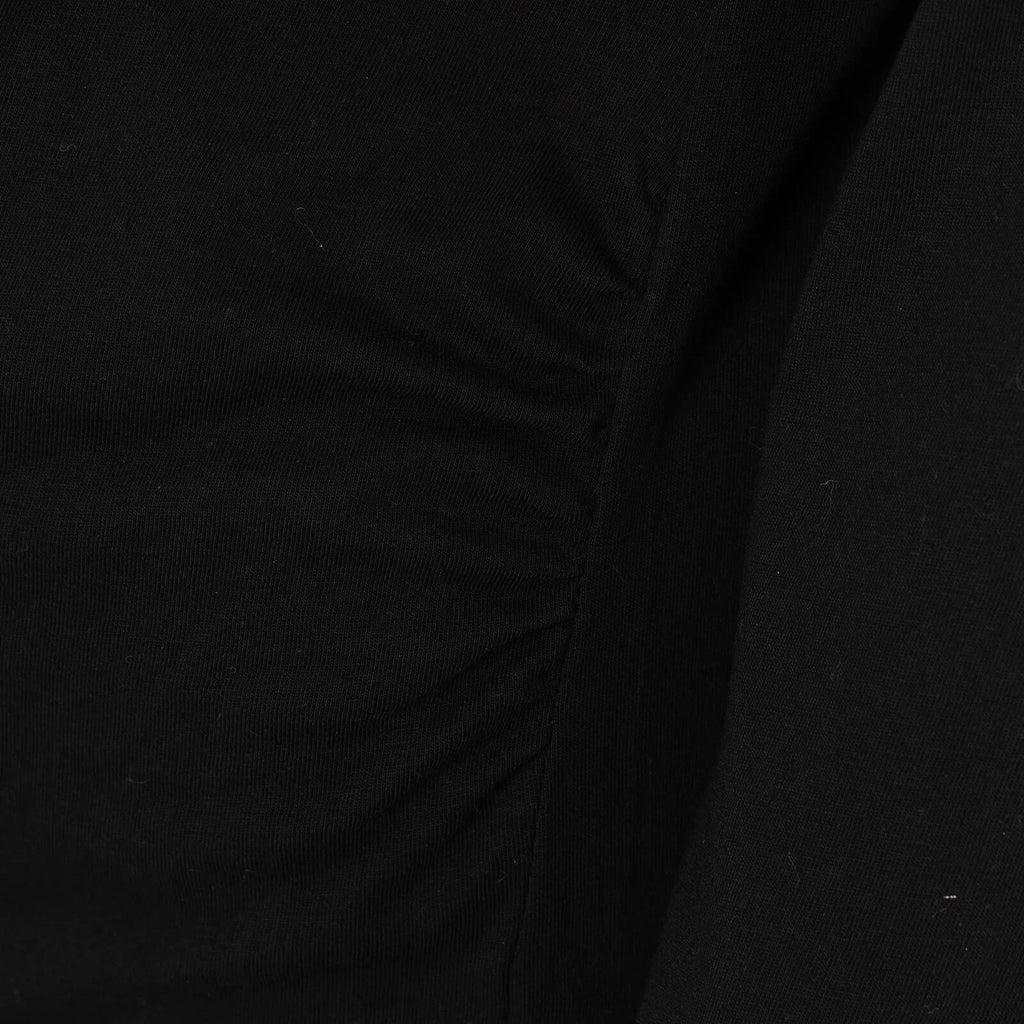 baby mom Short Sleeve Maternity Tshirt - Black