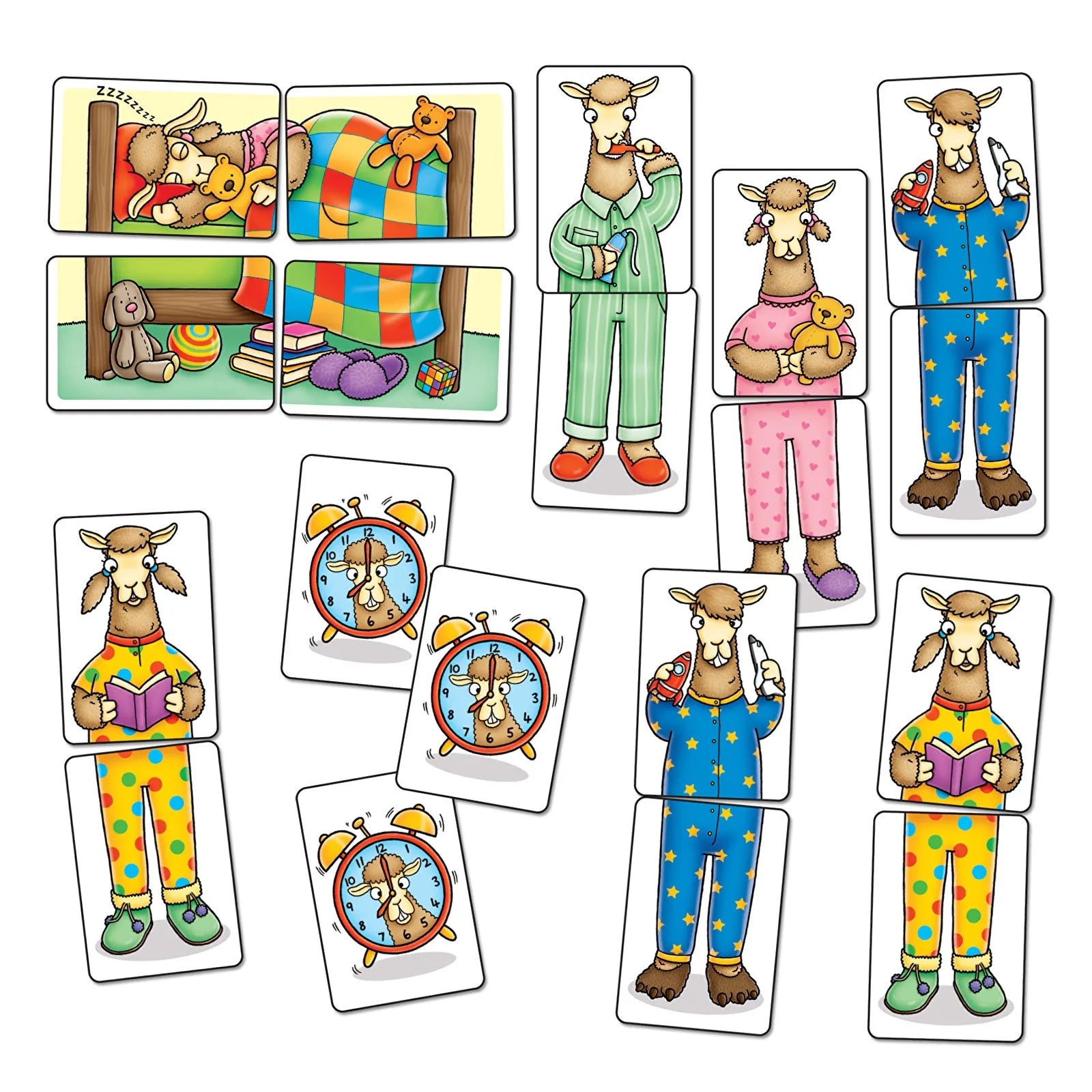 Orchard Toys Mini Games - Llamas In Pyjamas