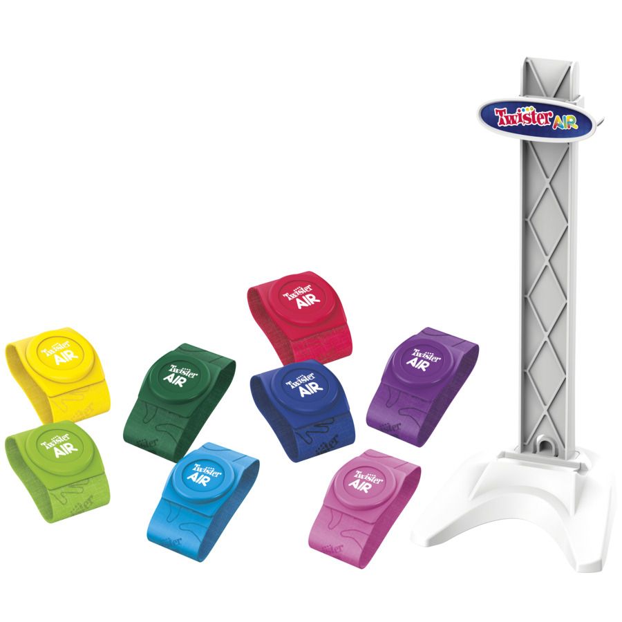 Hasbro Twister Air Augmented Reality Party Game with 8 Tracking Bands